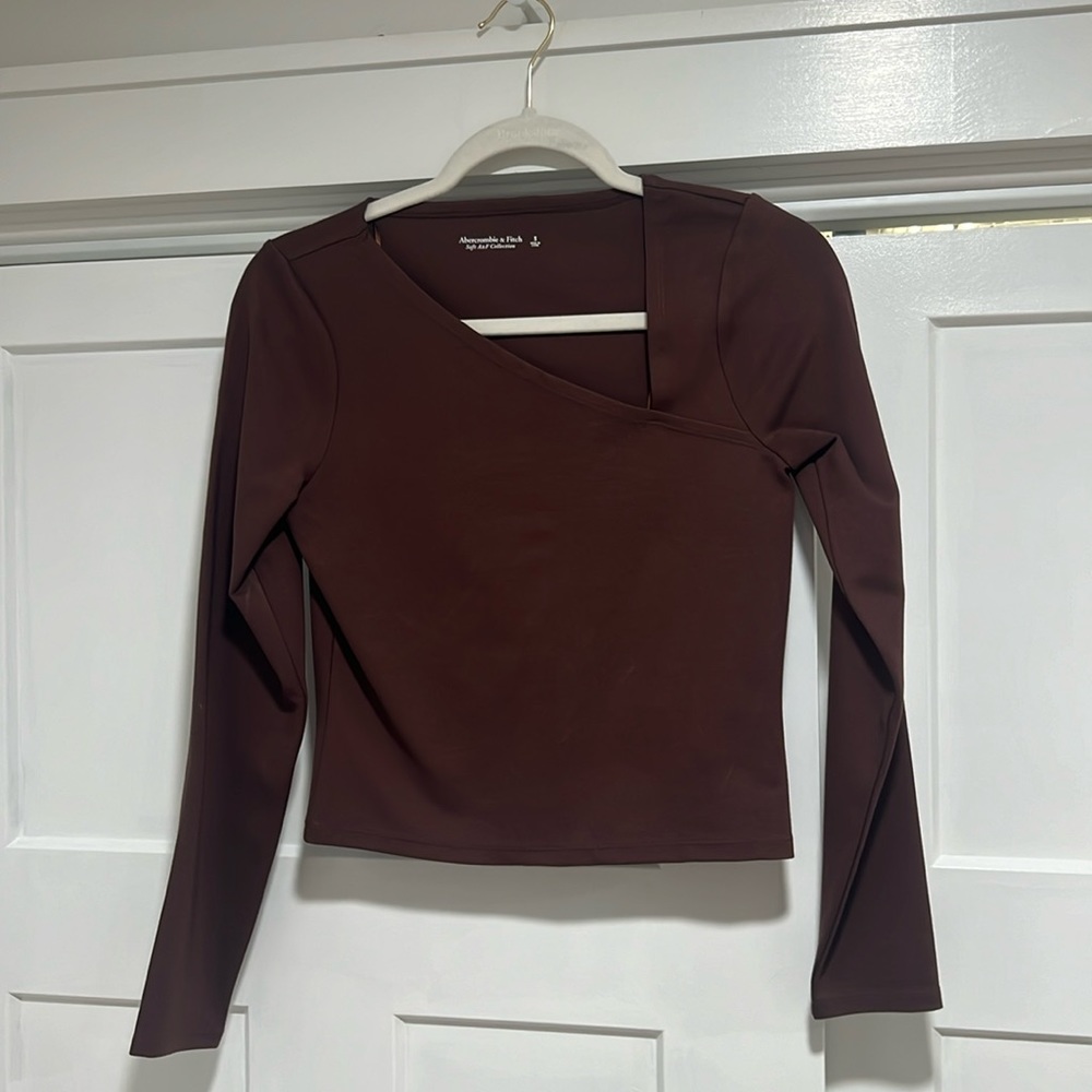 Abercrombie long sleeve asymmetrical